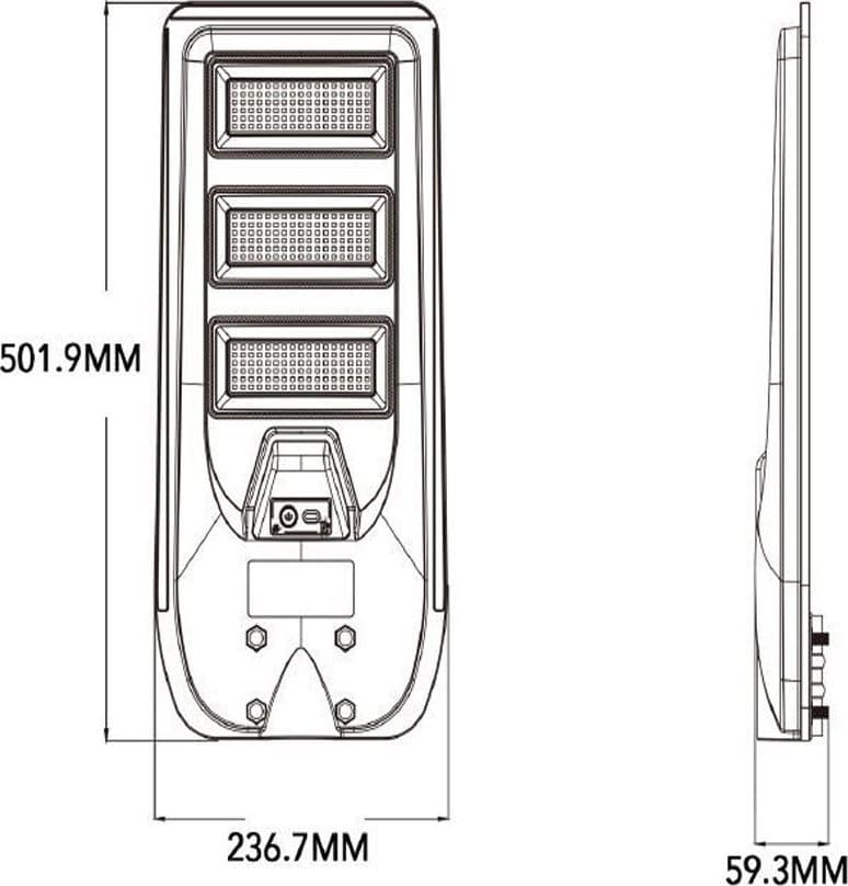LAMPIONE FARO LED SOLARE 100W 160W 220W 300W CON SENSORE CREPUSCOLARE PROSSIMITÀ ES-P-F in Lampioni Trade Shop italia - Napoli, commercioVirtuoso.it