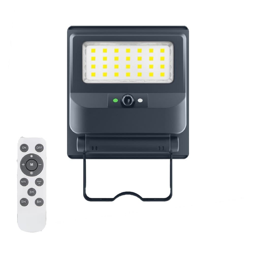 LAMPIONE FARO CON PANNELLO SOLARE 50 WATT SENSORE CREPUSCOLARE LUCE FREDDA IP65 ES-P-50F in Lampioni Trade Shop italia - Napoli, commercioVirtuoso.it