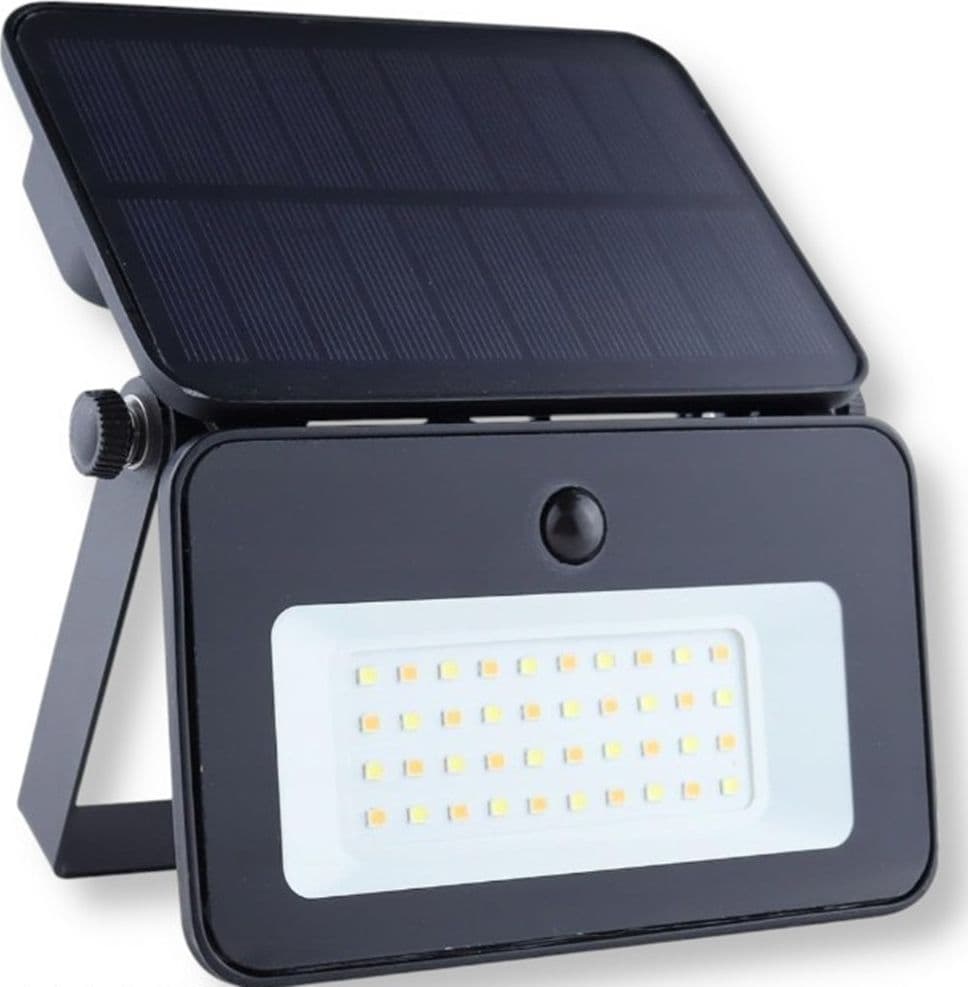 LAMPADA APPLIQUE PROIETTORE LED MURO CON PANNELLO SOLARE SENSORE PIR ESTERNO IP65 TK13-50F in Lampade da parete Trade Shop italia - Napoli, commercioVirtuoso.it