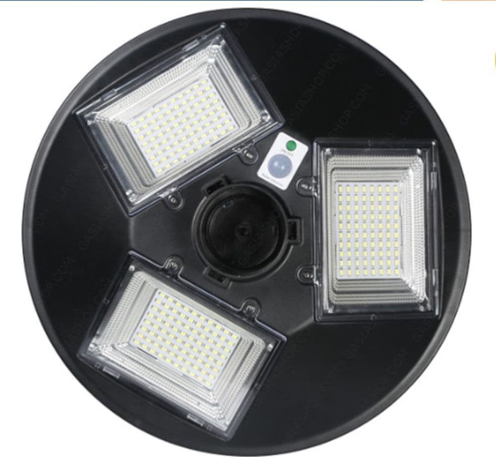 LAMPIONE LED CIRCOLARE CON PANNELLO SOLARE SENSORE MOVIMENTO IP65 100W LT112-120-7000K in Lampioni Trade Shop italia - Napoli, commercioVirtuoso.it