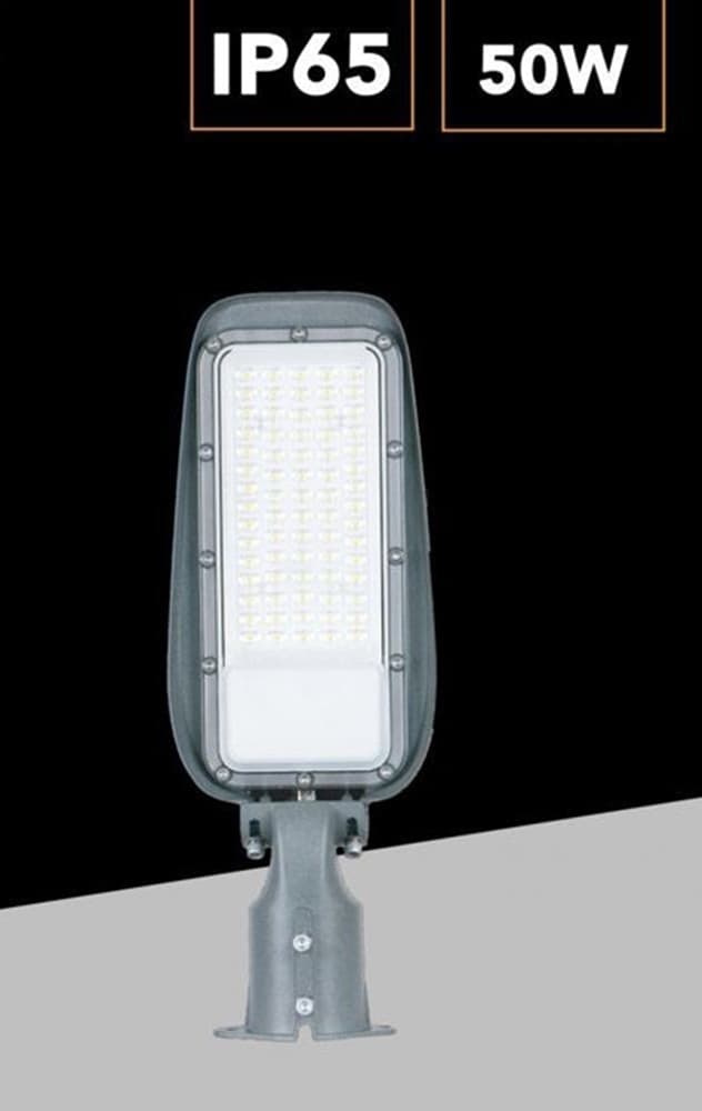 PROIETTORE FARO ARMATURA STRADALE LED 50W CON SNODO DA ESTERNO IP65 LUCE 6500K RL02-50W in Luci per sentieri Trade Shop italia - Napoli, commercioVirtuoso.it