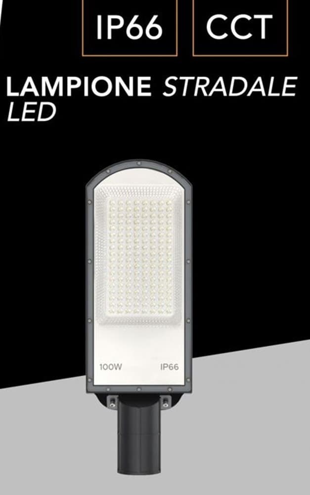 LAMPADA LAMPIONE STRADALE LED 100 WATT IP66 CCT SWITCH CAMBIA COLORE LUCE SL316-100W-3C in Luci di sicurezza Trade Shop italia - Napoli, commercioVirtuoso.it