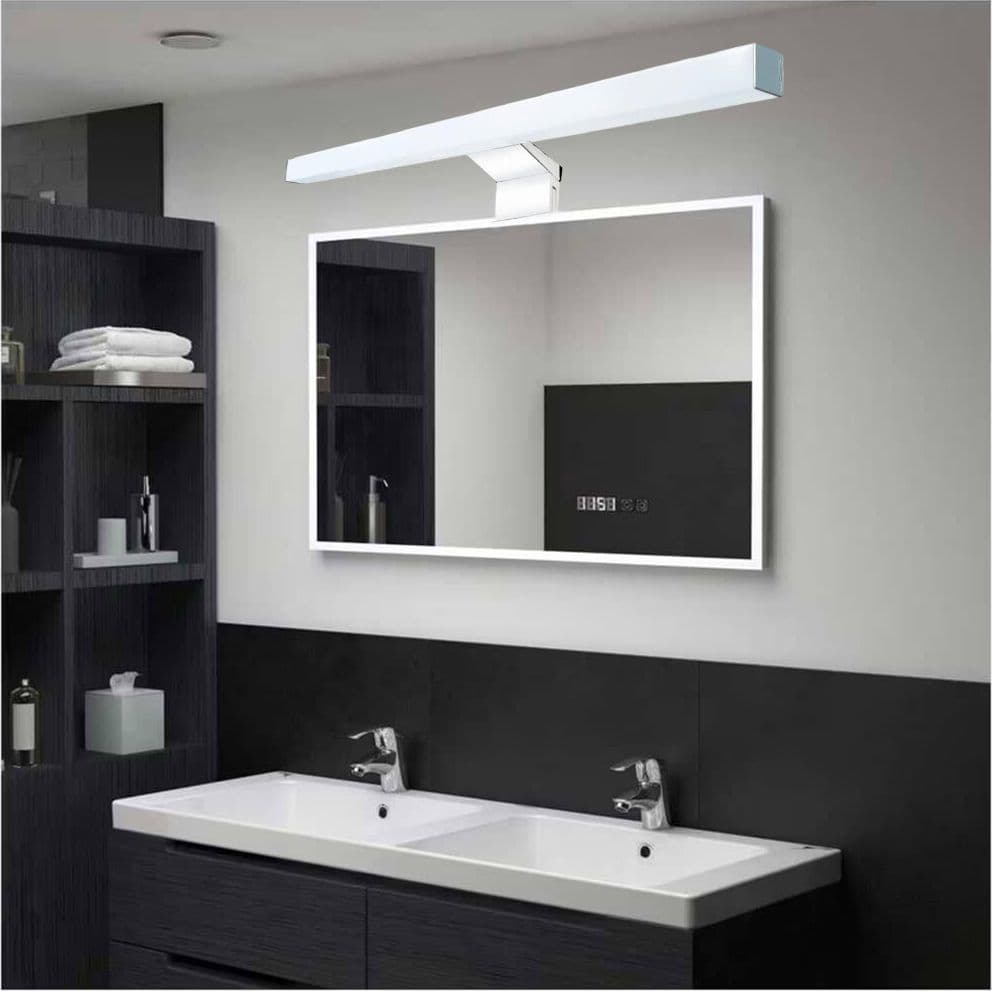 LAMPADA LED PER SPECCHIO BAGNO 6W LUCE 4000K IP44 ARGENTO DOPPIA ISTALLAZIONE 400PC-1-AN in Luci da specchio Trade Shop italia - Napoli, commercioVirtuoso.it