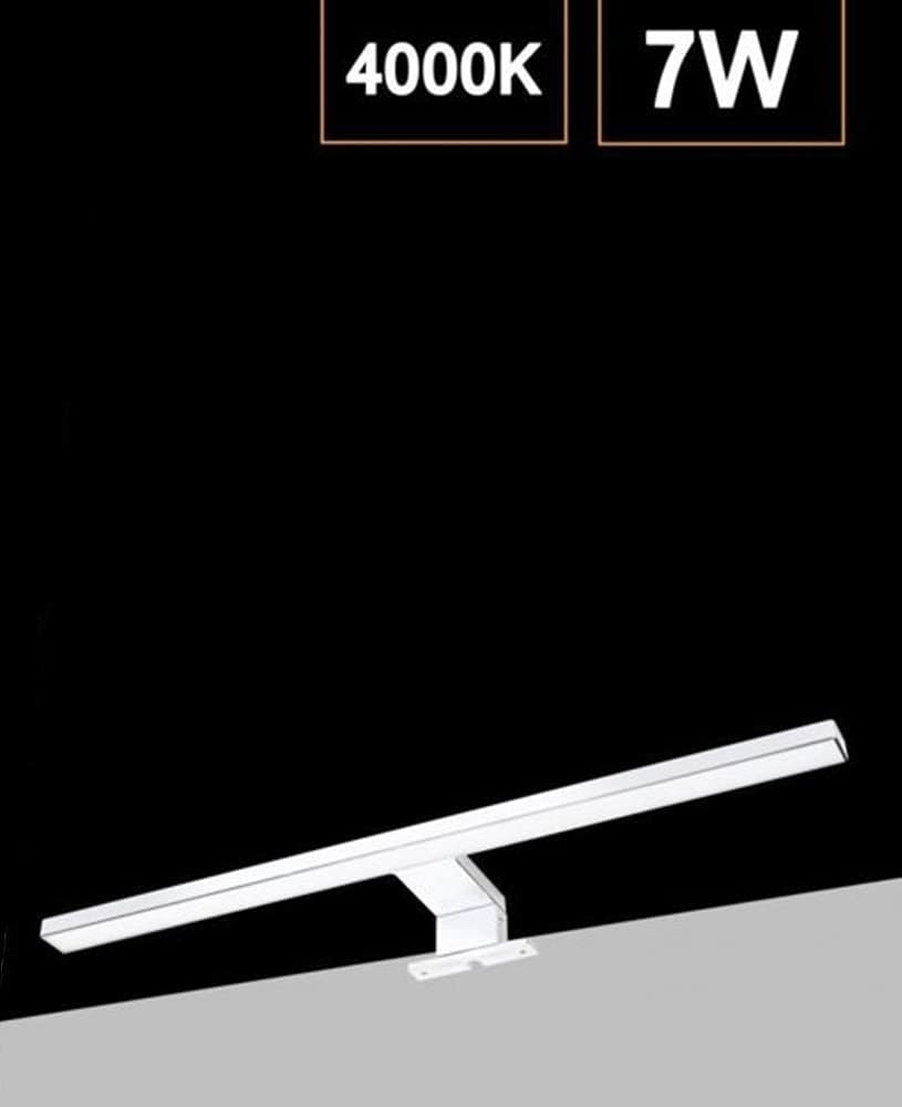 APPLIQUE LAMPADA LED PER SPECCHIO BAGNO CON DOPPIA ISTALLAZIONE 7W LUCE 4000K IP44 500P in Luci da specchio Trade Shop italia - Napoli, commercioVirtuoso.it