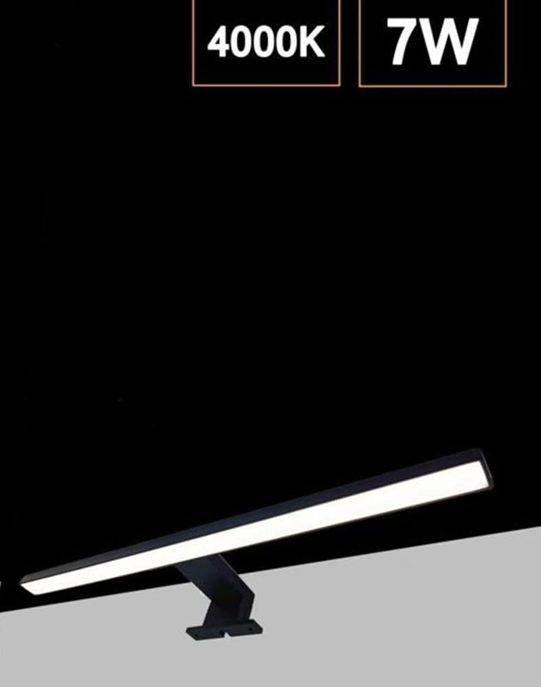 APPLIQUE LAMPADA LED PER SPECCHIO BAGNO CON DOPPIA ISTALLAZIONE 7W LUCE 4000K IP44 500P in Luci da specchio Trade Shop italia - Napoli, commercioVirtuoso.it