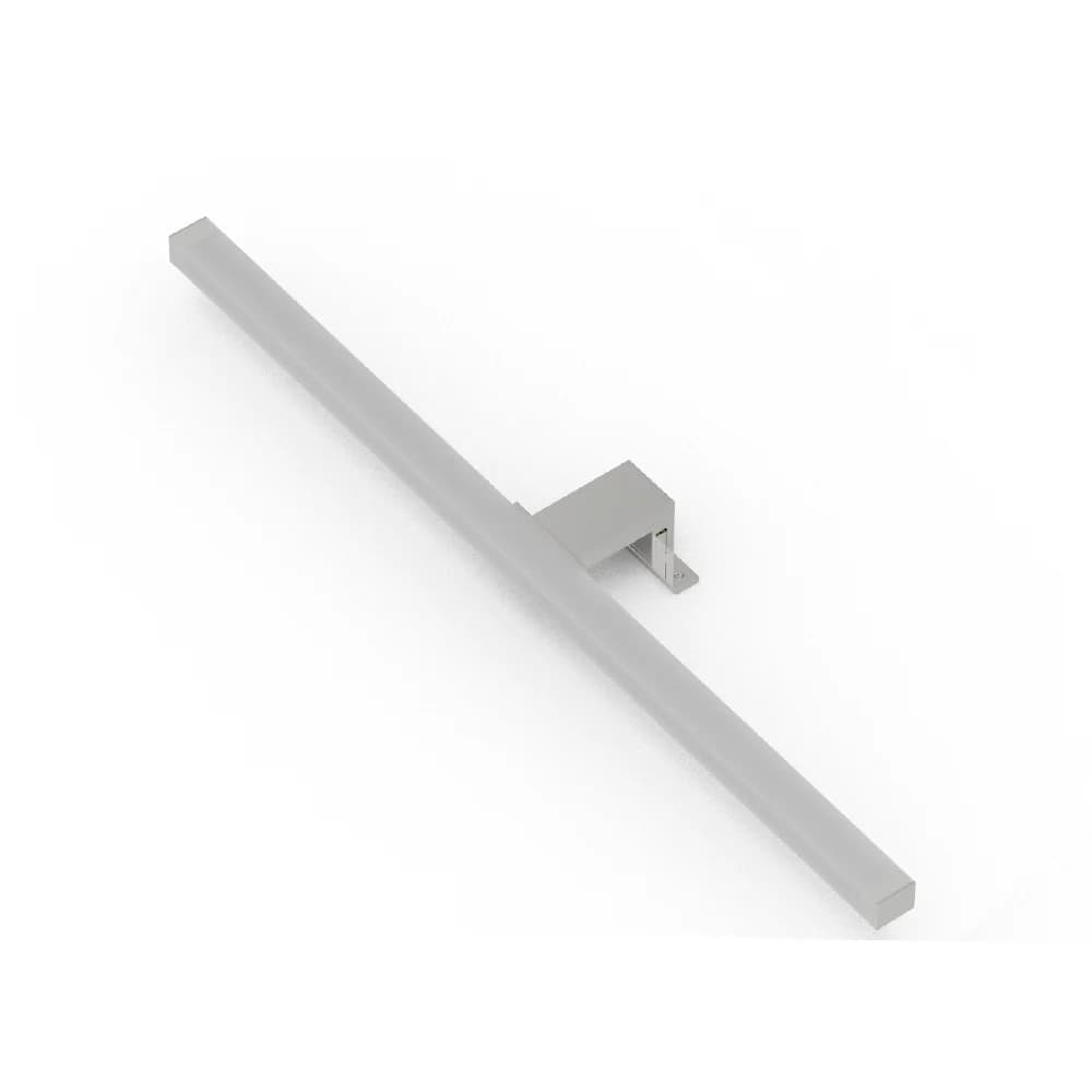 LAMPADA LED PER SPECCHIO BAGNO DOPPIA ISTALLAZIONE 9W LUCE 4000K IP44 ARGENTO 600PC-1-AN in Luci da specchio Trade Shop italia - Napoli, commercioVirtuoso.it