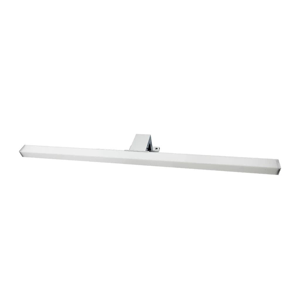 LAMPADA LED PER SPECCHIO BAGNO DOPPIA ISTALLAZIONE 9W LUCE 4000K IP44 ARGENTO 600PC-1-AN in Luci da specchio Trade Shop italia - Napoli, commercioVirtuoso.it