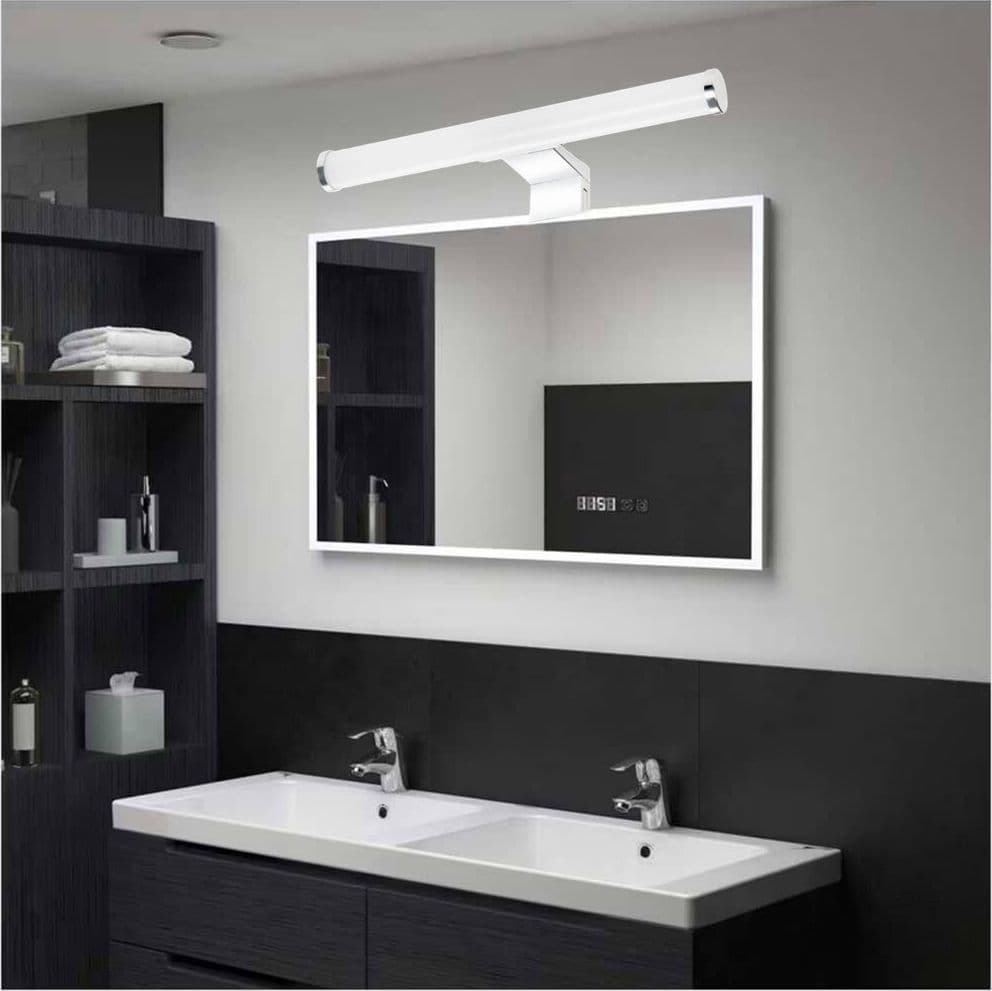 LAMPADA LED DA SPECCHIO BAGNO TONDO DOPPIA ISTALLAZIONE 9W LUCE 4000K IP44 ARGENTO 600PC-AN in Luci da specchio Trade Shop italia - Napoli, commercioVirtuoso.it
