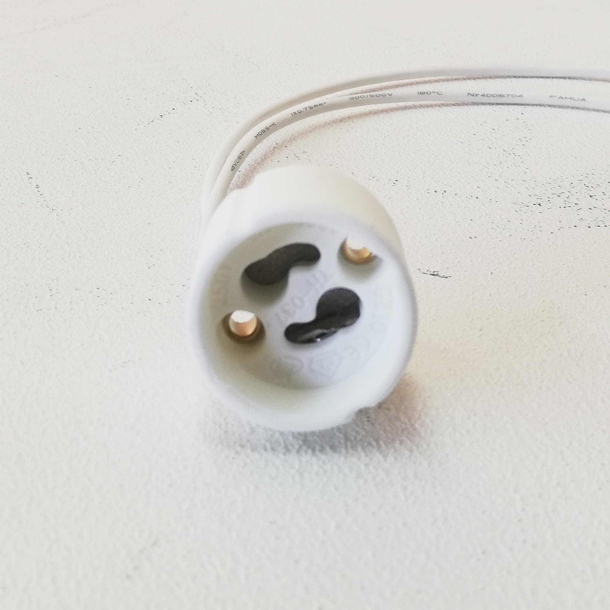 Portalampada in ceramica attacco GU10