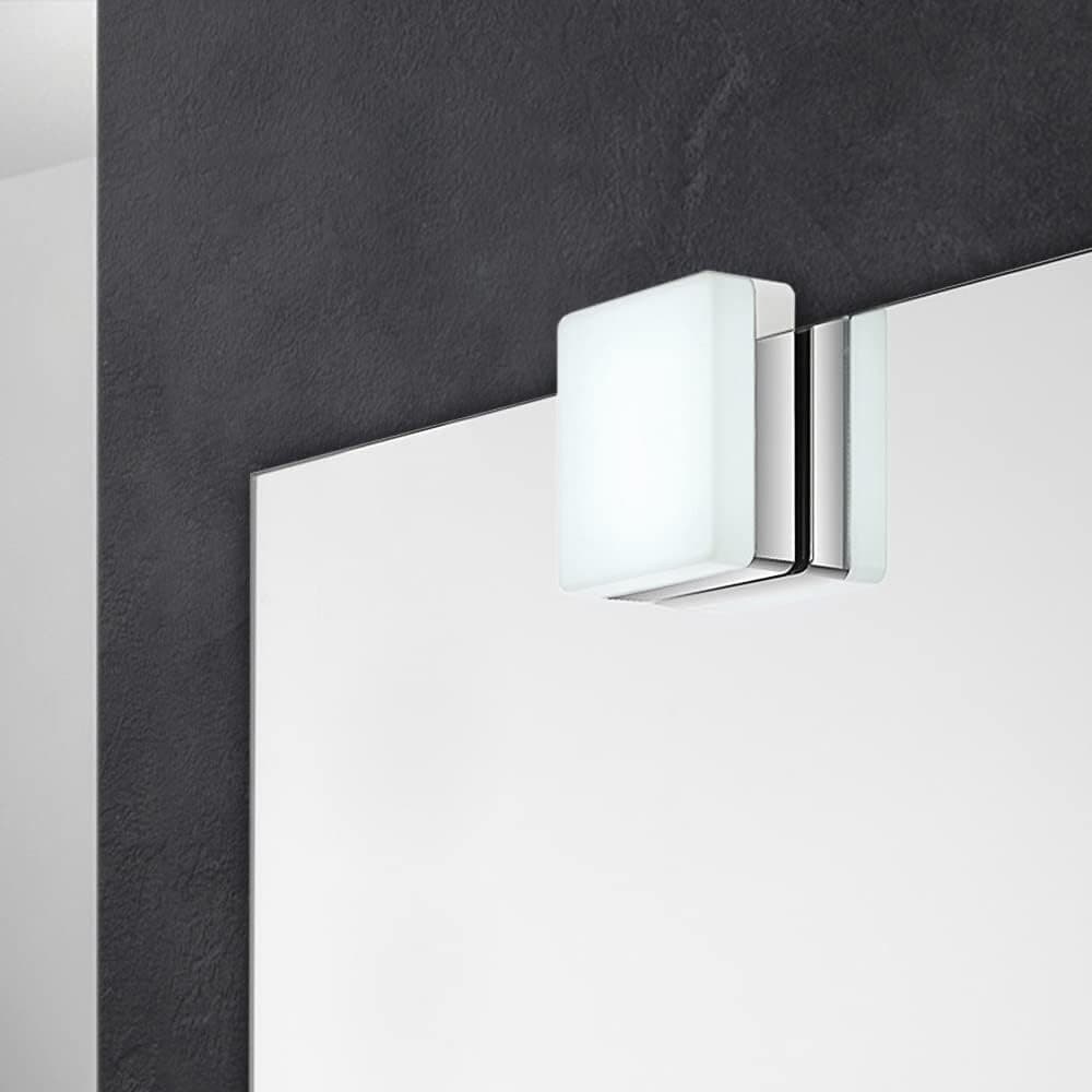 LAMPADA A LED PER SPECCHIO DA BAGNO 4,5 W APPLIQUE ARGENTO LUCE NATURALE 4000K 75P-AN in Luci da specchio Trade Shop italia - Napoli, commercioVirtuoso.it