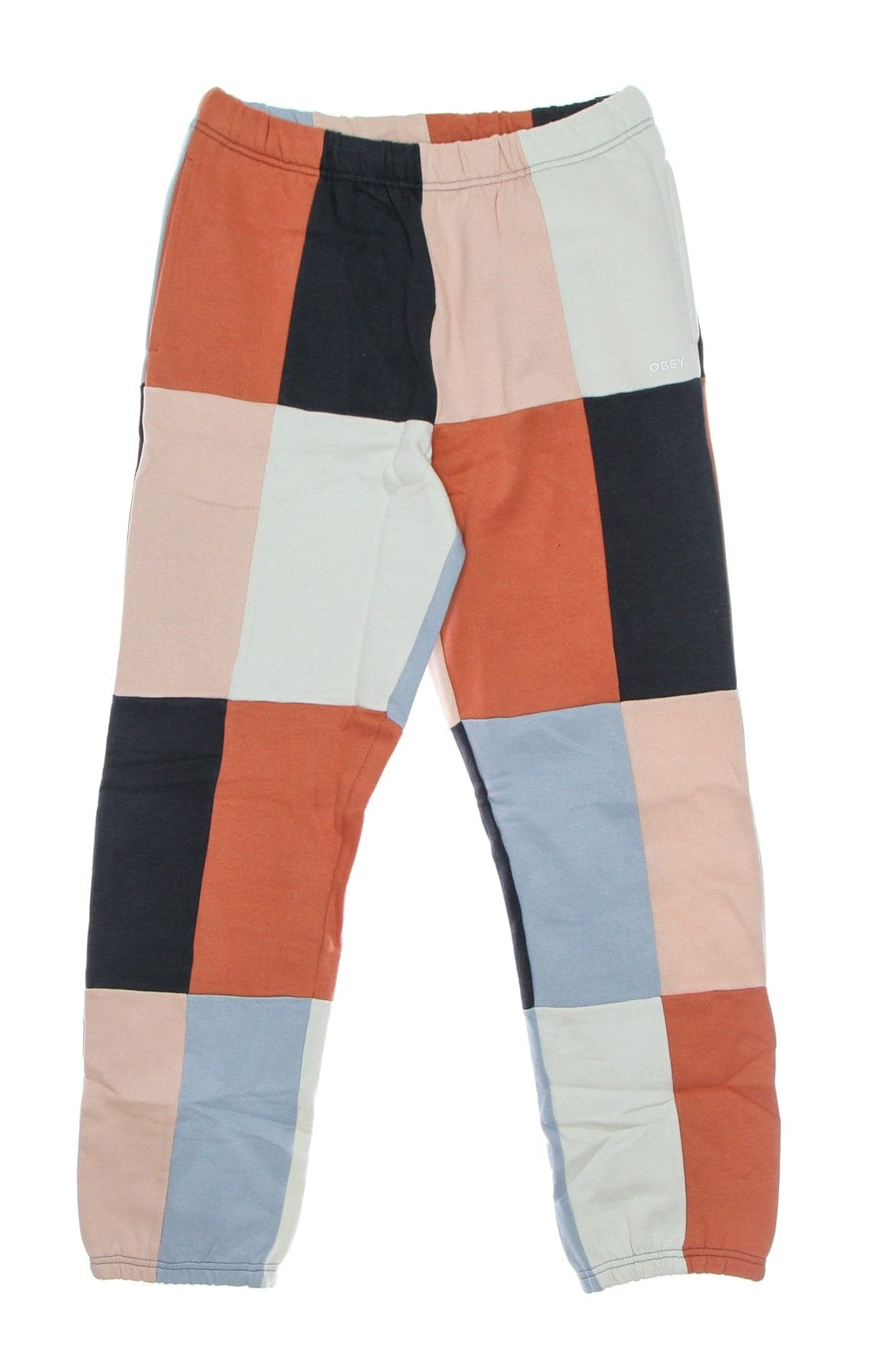 OBEY Pantalone Tuta Felpato Donna Lockdown Sweatpant French Navy Multi da donna in Pantaloni sportivi Drestige - Casamassima, commercioVirtuoso.it