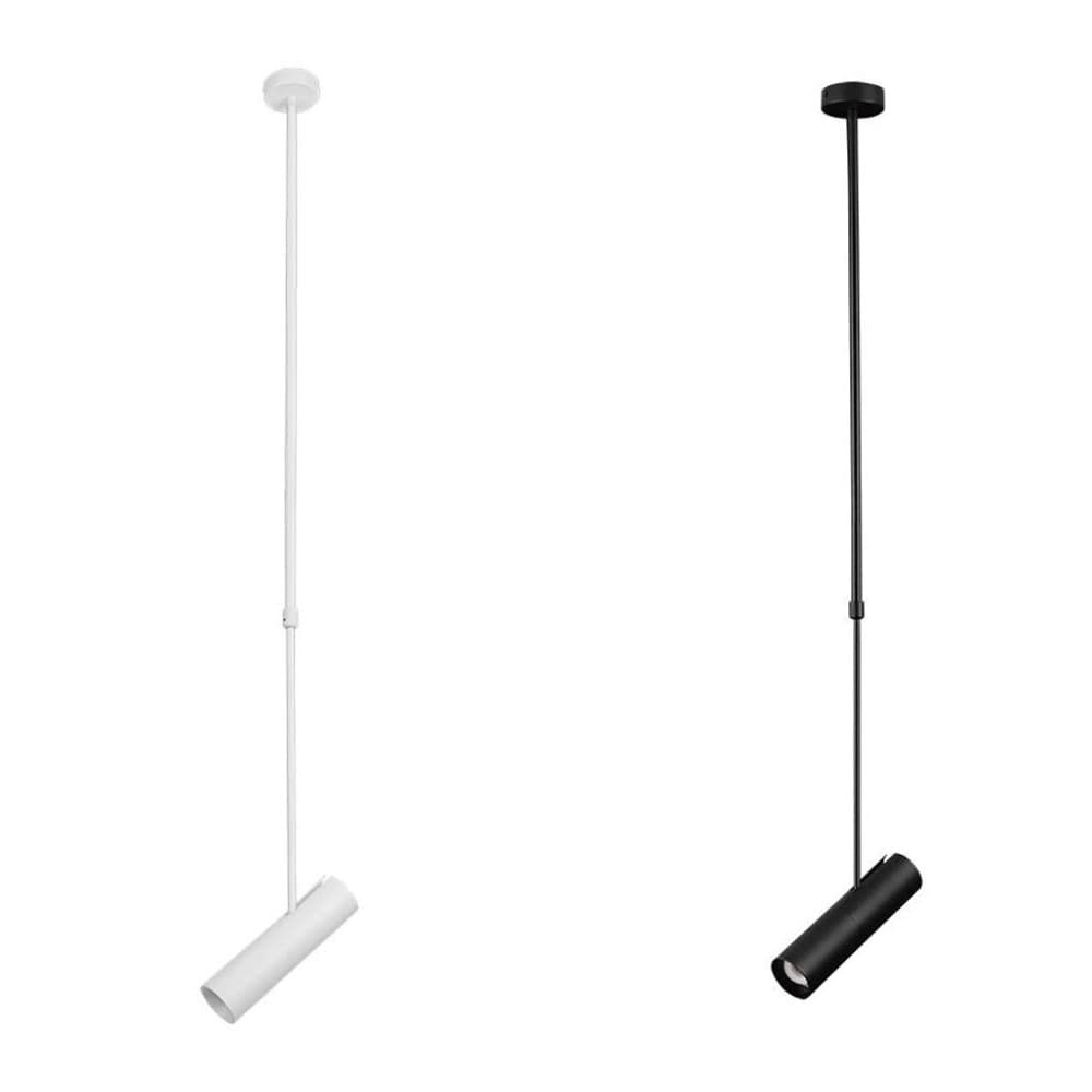 LAMPADARIO PORTAFARETTO PENDENTE A SOSPENSIONE LAMPADA A CILINDRO GU10 ASTA REGOLABILE 209 in Lampade a sospensione Trade Shop italia - Napoli, commercioVirtuoso.it