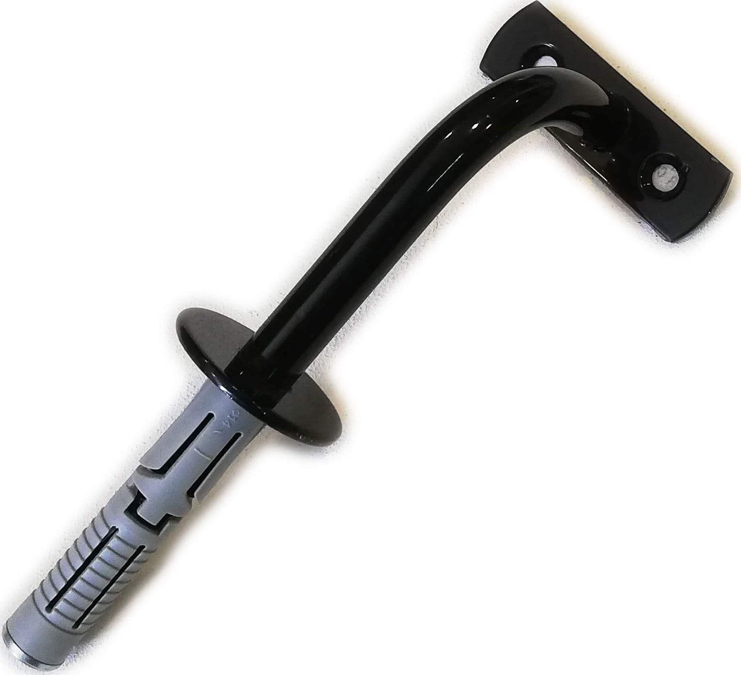 Supporto ad avvitare per passamano colore nero in Corrimano Aloiserw.com - Altomonte, commercioVirtuoso.it