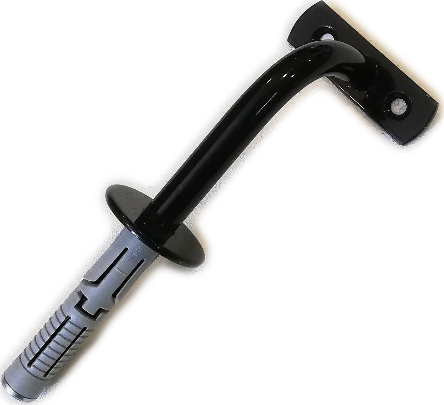 Supporto ad avvitare per passamano colore nero in Corrimano Aloiserw.com - Altomonte, commercioVirtuoso.it