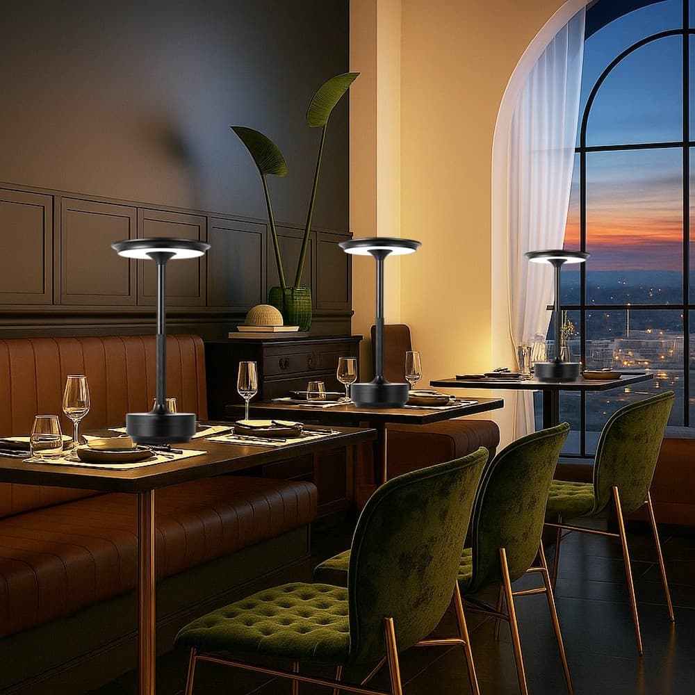 LAMPADA DA TAVOLO MODERNA 3W LUME RICARICABILE TOUCH DIMMERABILE TECNOLOGIA CCT D38-3C in Lampade da tavolo e abat-jour Trade Shop italia - Napoli, commercioVirtuoso.it