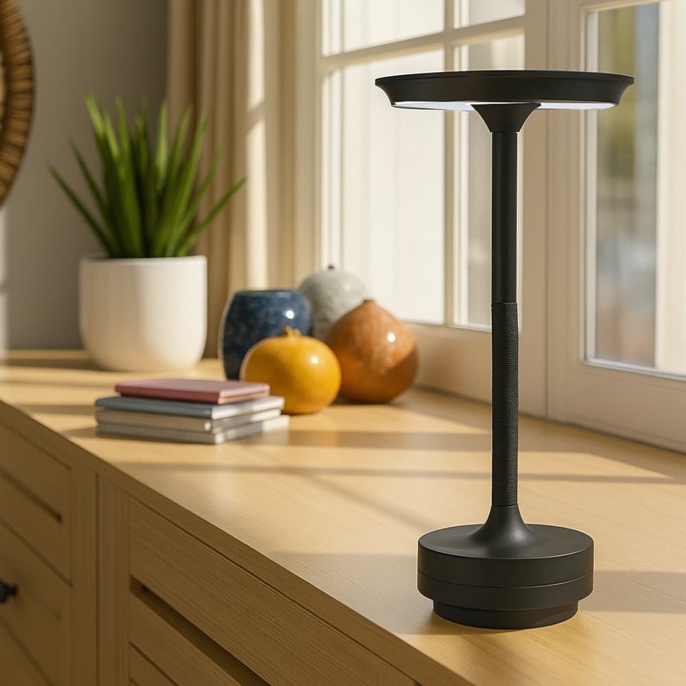 LAMPADA DA TAVOLO MODERNA 3W LUME RICARICABILE TOUCH DIMMERABILE TECNOLOGIA CCT D38-3C in Lampade da tavolo e abat-jour Trade Shop italia - Napoli, commercioVirtuoso.it