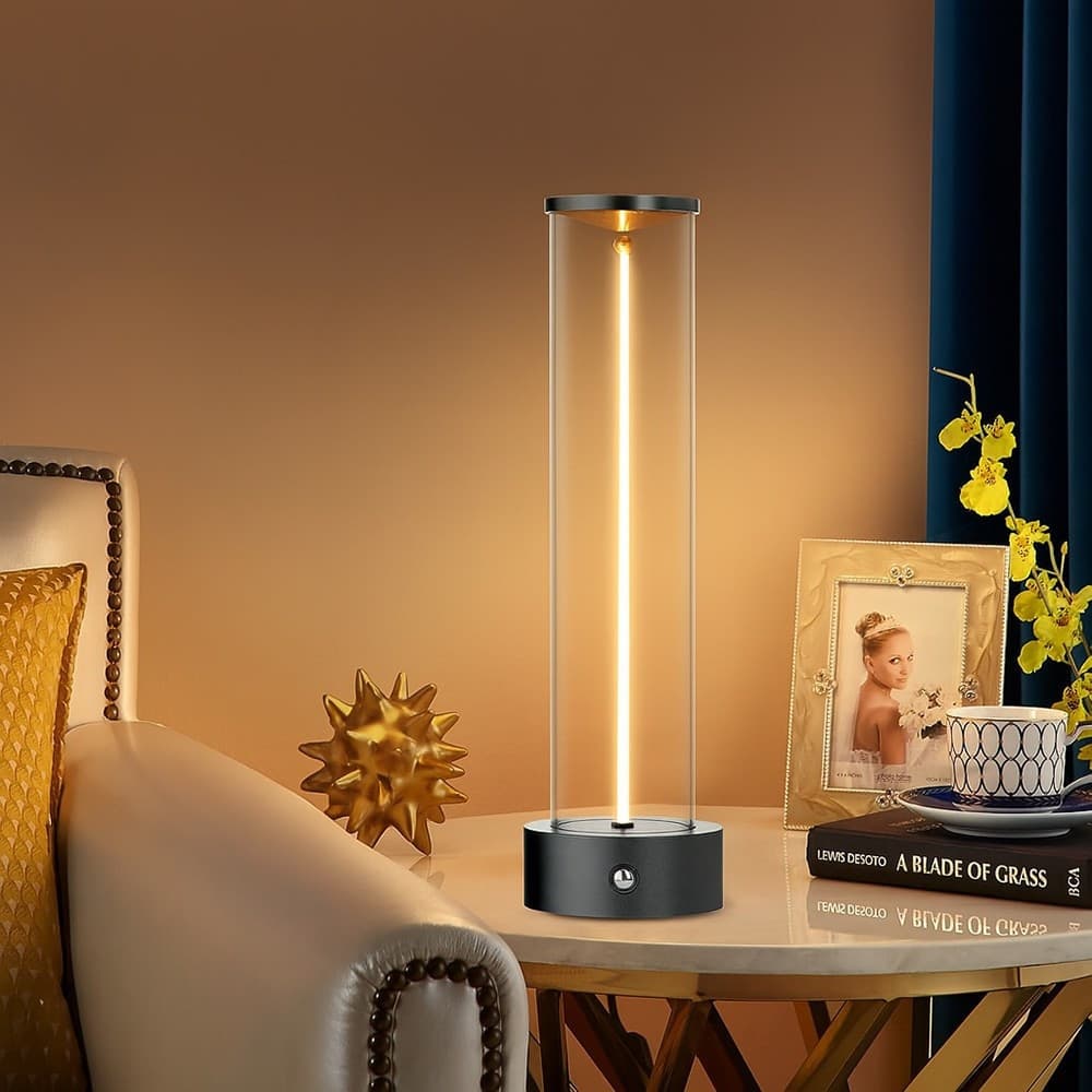 LAMPADA DA TAVOLO SCRIVANIA LED 3W FILAMENTO FLESSIBILE MAGNETICO LUME RICARICABILE D39 in Lampade da lavoro Trade Shop italia - Napoli, commercioVirtuoso.it