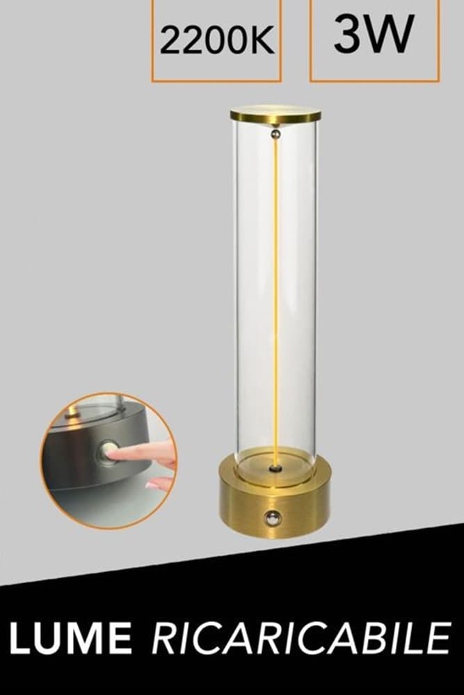 LAMPADA DA TAVOLO SCRIVANIA LED 3W FILAMENTO FLESSIBILE MAGNETICO LUME RICARICABILE D39 in Lampade da lavoro Trade Shop italia - Napoli, commercioVirtuoso.it