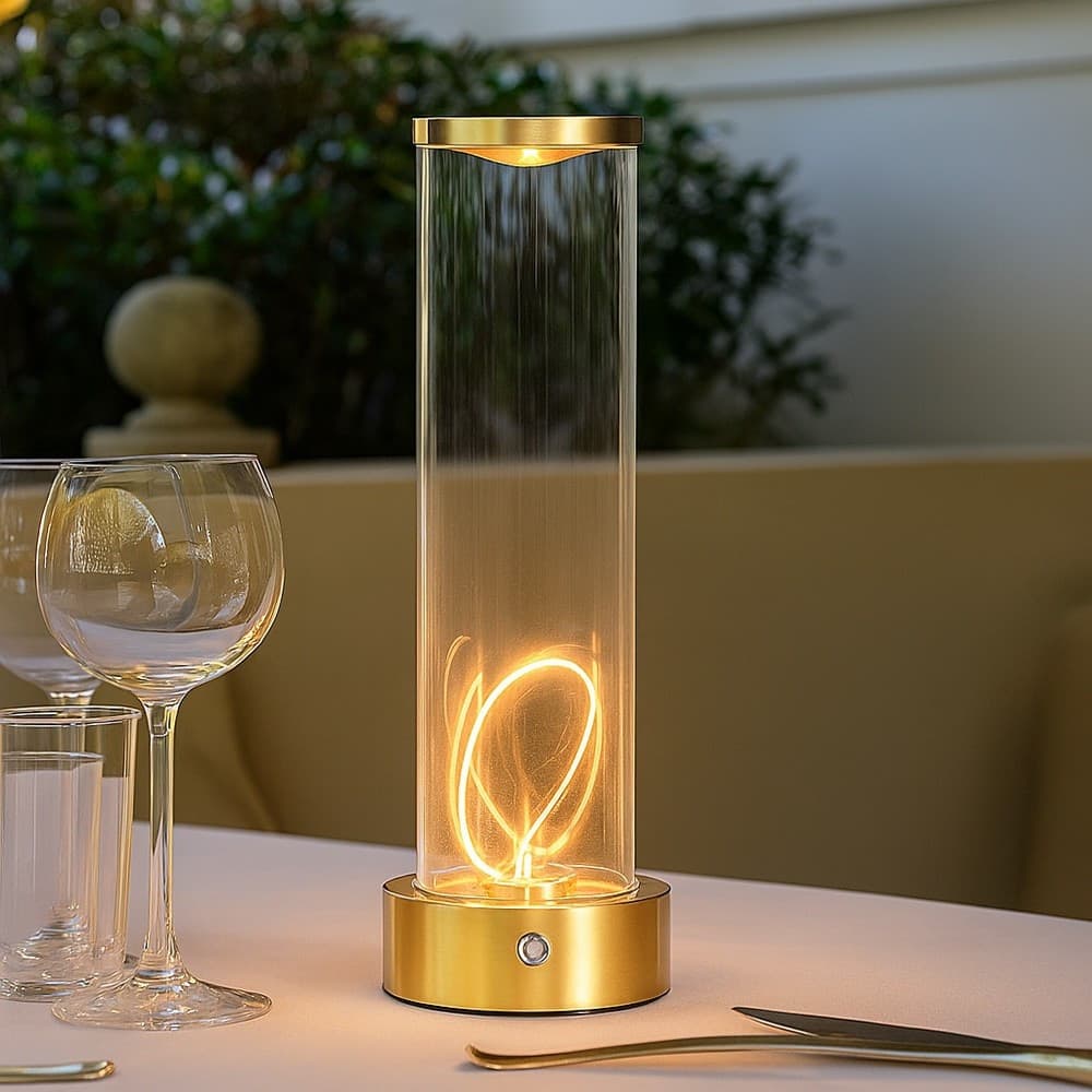 LAMPADA DA TAVOLO SCRIVANIA LED 3W FILAMENTO FLESSIBILE MAGNETICO LUME RICARICABILE D39 in Lampade da lavoro Trade Shop italia - Napoli, commercioVirtuoso.it