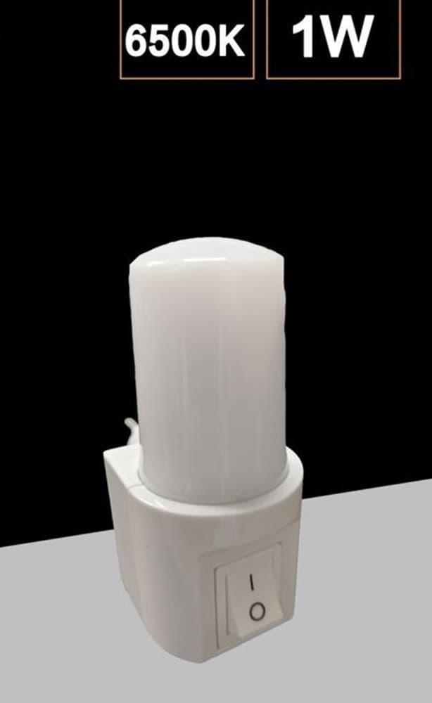 LUCE NOTTURNA A LED 1W FASCIO 120° CON INTERRUTTORE LUCE CALDA FREDDA NATURALE XGXYD104 in Luci notturne per bambini Trade Shop italia - Napoli, commercioVirtuoso.it