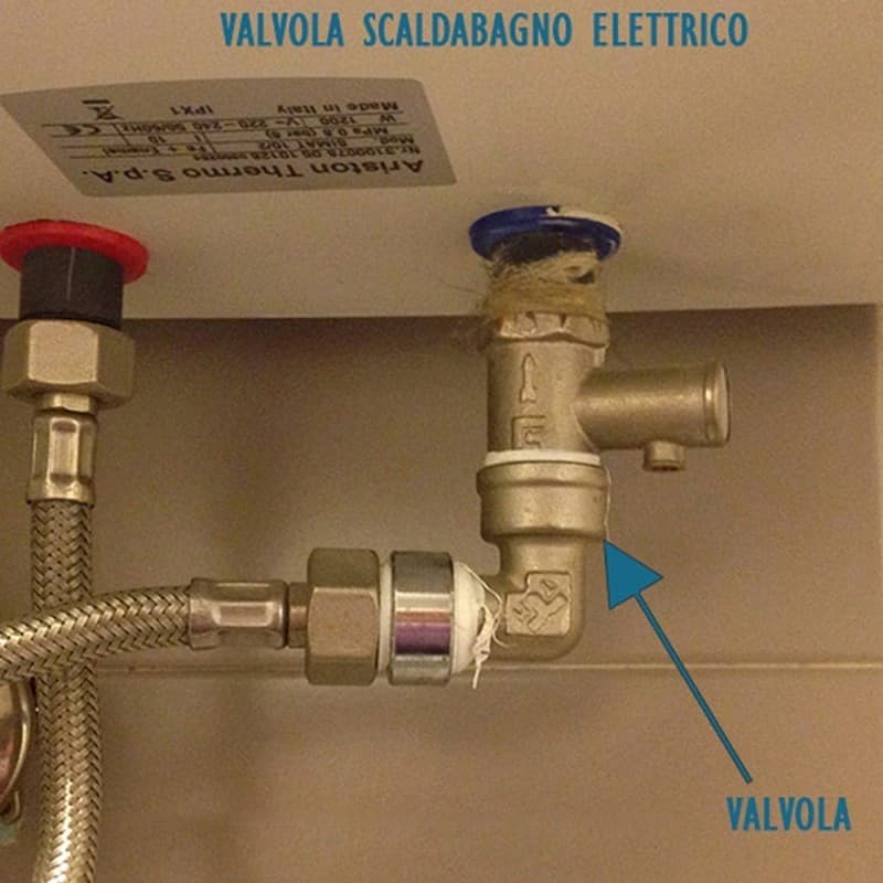 Valvola di sicurezza da 1/2" MF per scaldabagno in Accessori Aloiserw.com - Altomonte, commercioVirtuoso.it