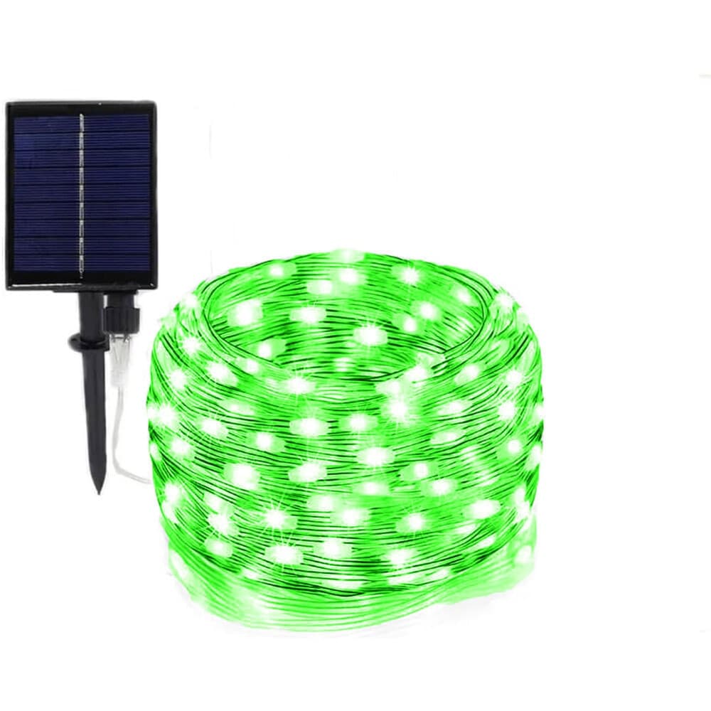 STRISCIA LUMINOSA LED 30 MT CON PANNELLO SOLARE PICCHETTO CATENA LUCE DECORAZIONI KYP-30 in Catene luminose Trade Shop italia - Napoli, commercioVirtuoso.it