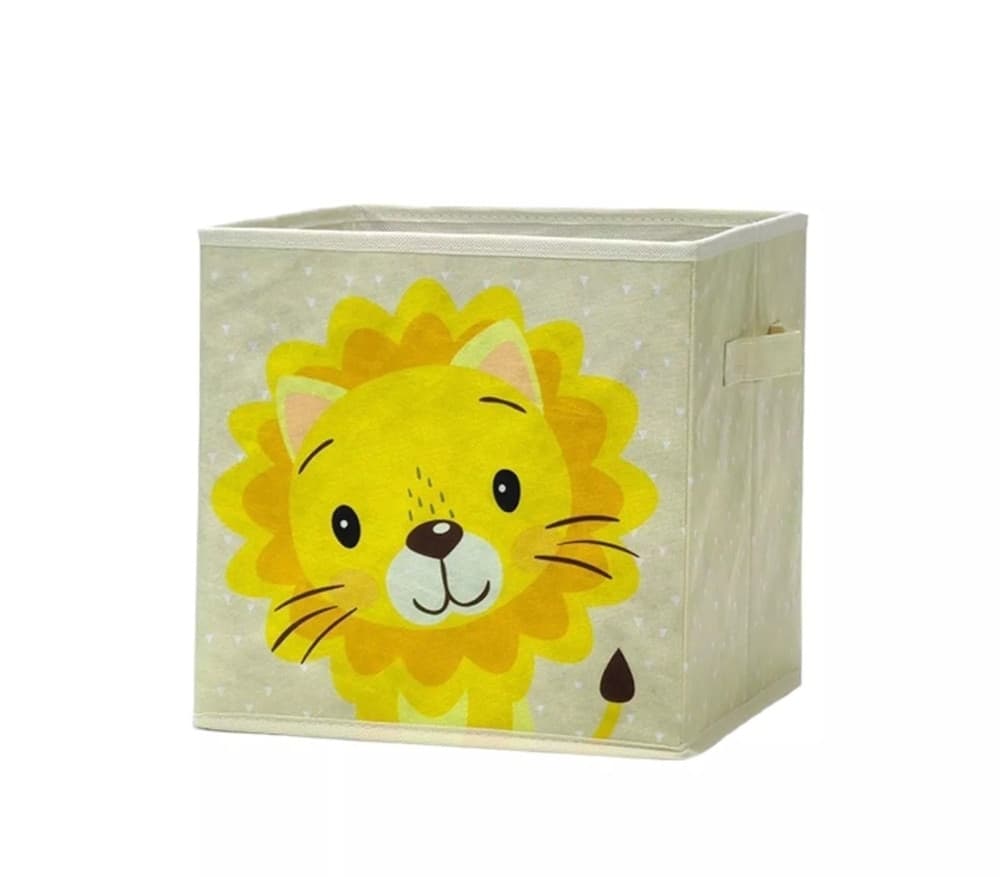 SCATOLA SALVASPAZIO CESTA PORTAGIOCHI CESTINI ORGANIZER CAMERETTA BAMBINI ANIMALI 30X30CM in Portagiochi Trade Shop italia - Napoli, commercioVirtuoso.it