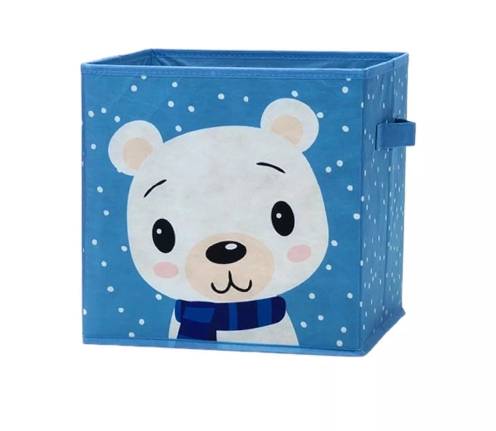 SCATOLA SALVASPAZIO CESTA PORTAGIOCHI CESTINI ORGANIZER CAMERETTA BAMBINI ANIMALI 30X30CM in Portagiochi Trade Shop italia - Napoli, commercioVirtuoso.it
