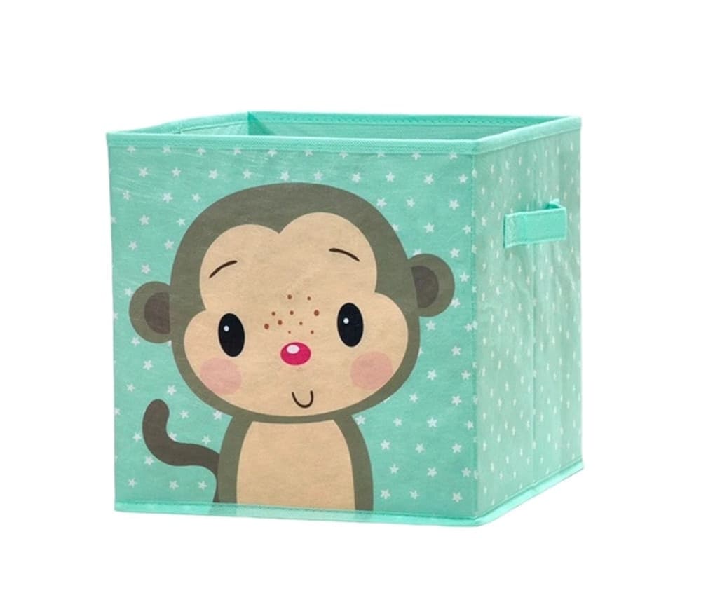 SCATOLA SALVASPAZIO CESTA PORTAGIOCHI CESTINI ORGANIZER CAMERETTA BAMBINI ANIMALI 30X30CM in Portagiochi Trade Shop italia - Napoli, commercioVirtuoso.it