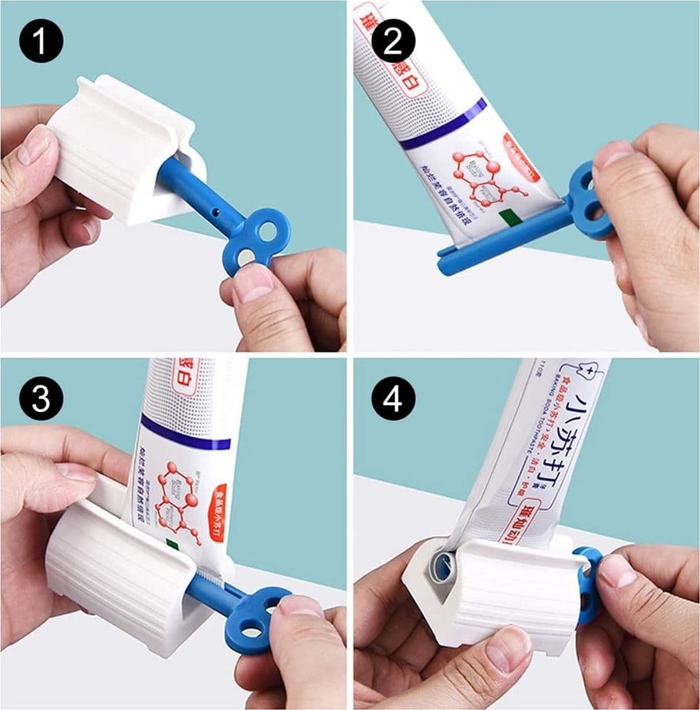 3PZ SPREMI TUBETTO DENTIFRICIO MANUALE DISPENSER ROTOLAMENTO DENTIFRICIO MAIONESE KETCHUP in Strizza tubetti Trade Shop italia - Napoli, commercioVirtuoso.it