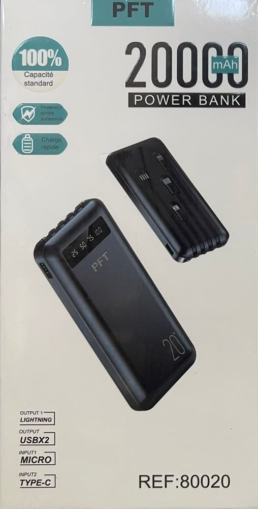 POWER BANK PORTATILE DI GRANDE CAPACITÀ 20000 MAH RICARICA RAPIDA LEGGERO DISPLAY A LED in Caricabatterie portatile Trade Shop italia - Napoli, commercioVirtuoso.it