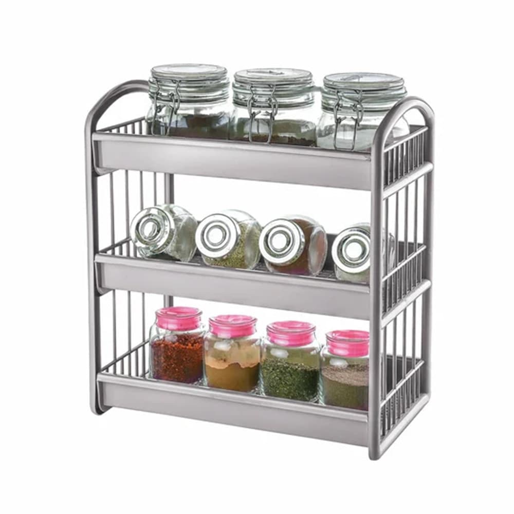 SCAFFALE MULTIUSO IN PLASTICA A 3 RIPIANI STRUTTURA SMONTABILE PER ORGANIZZARE SPAZI CASA in Unità di mensole Trade Shop italia - Napoli, commercioVirtuoso.it