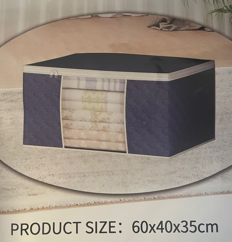 SCATOLE PER ARMADIO SALVASPAZIO PER VESTITI PORTA ABITI GRANDE 60X40X35CM CON FINESTRA in Contenitori sottoletto Trade Shop italia - Napoli, commercioVirtuoso.it