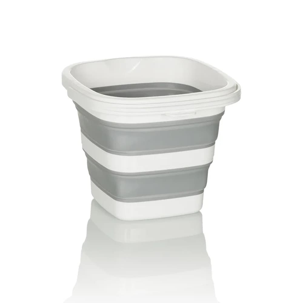 SECCHIO QUADRATO PIEGHEVOLE DA 7,5 LT CON MANIGLIE MULTIFUNZIONALE PORTATILE SALVASPAZIO in Secchi Trade Shop italia - Napoli, commercioVirtuoso.it