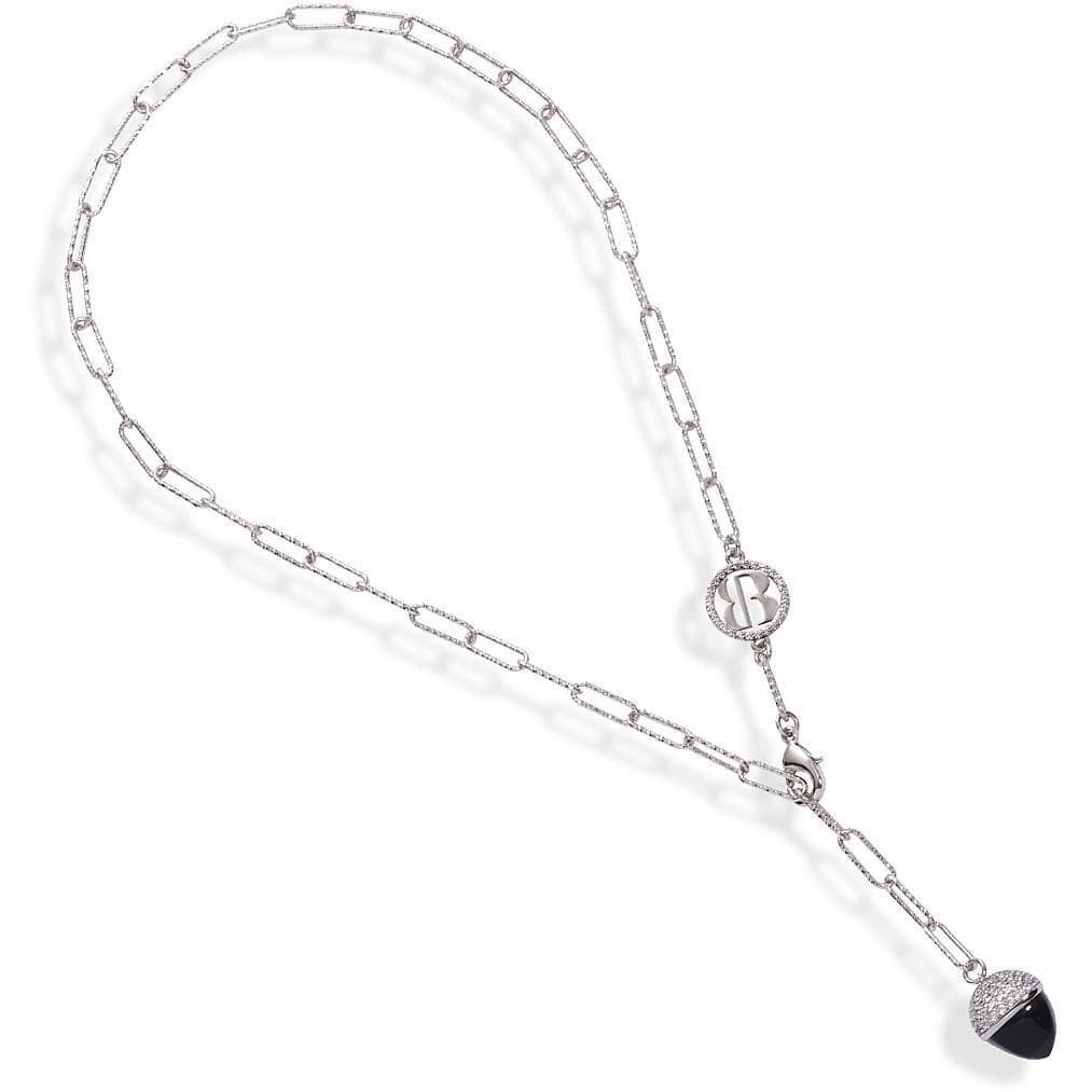 Boccadamo Collana Donna Cravattino Con Cristallo Maxi Color Onice e Zirconi in Collane Alba Gioielli - Casoria, commercioVirtuoso.it