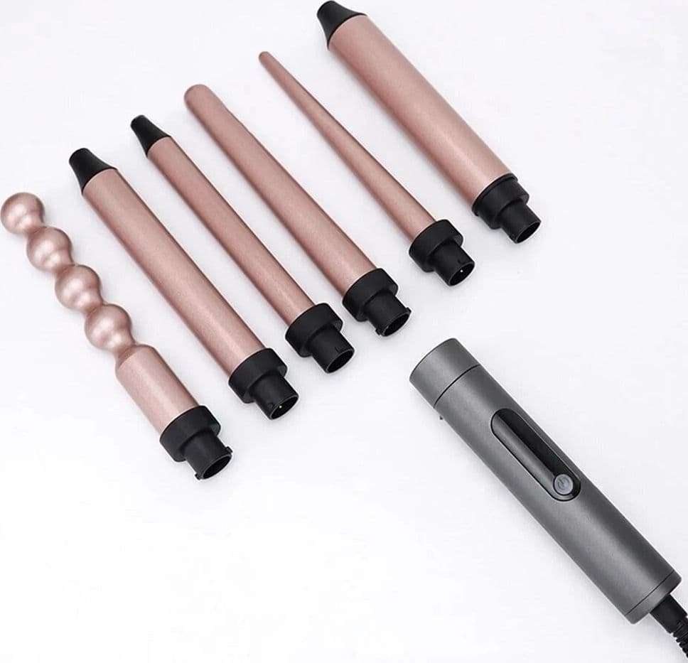 SET ARRICCIACAPELLI 7IN1 FERRO PROFESSIONALE INTERCAMBIABILE STRUMENTO PER STYLING CAPELLI in Arricciacapelli Trade Shop italia - Napoli, commercioVirtuoso.it