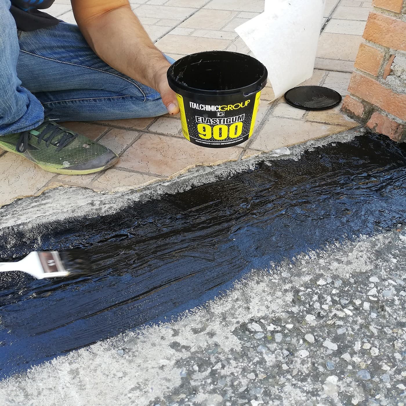 Italchimici Elastigum 900 guaina impermeabilizzante da 1kg pronta all'uso in Impermeabili Aloiserw.com - Altomonte, commercioVirtuoso.it