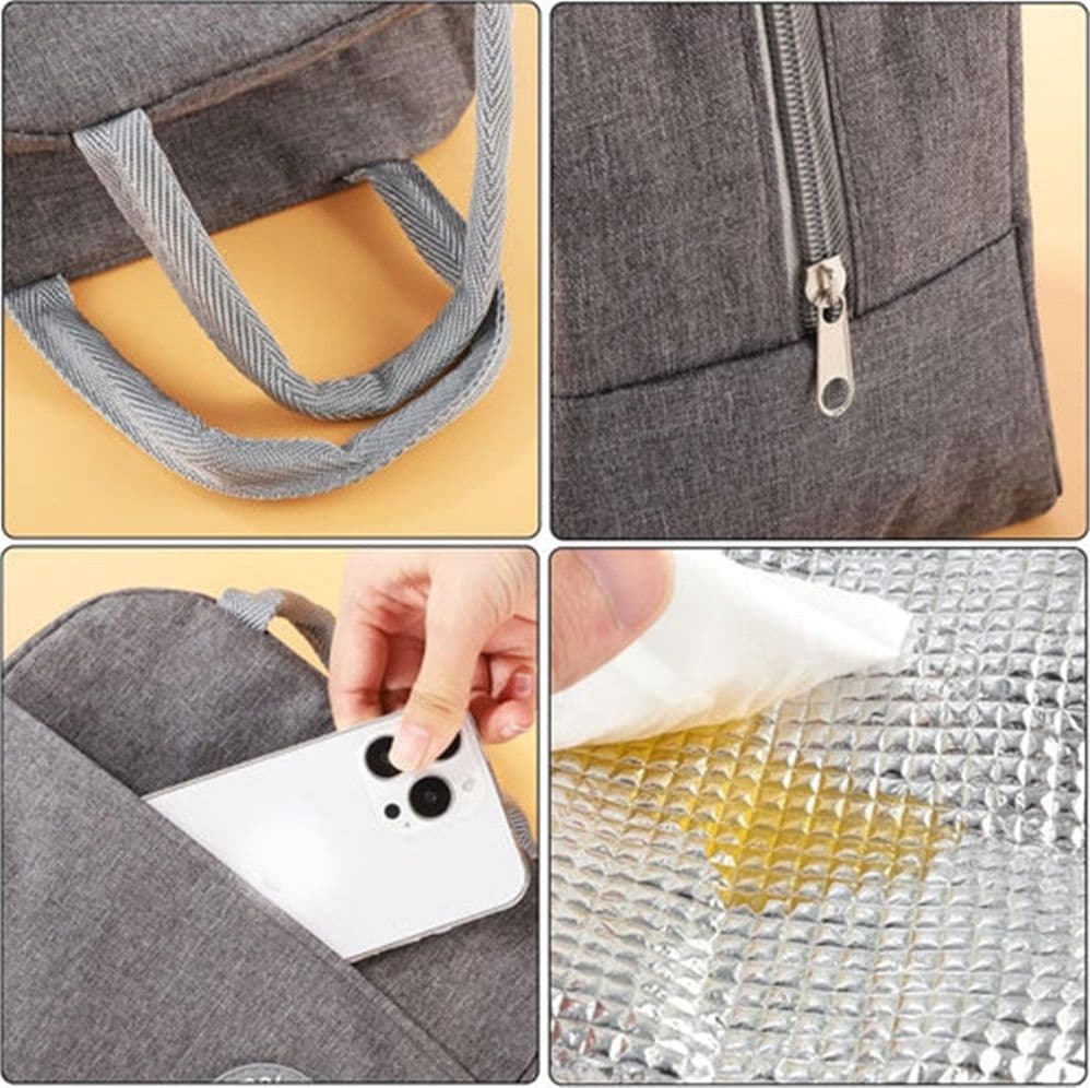 SET LUNCH BOX CON BORSA TERMICA CONTENITORI POSATE 6PZ PER PRANZO UFFICIO SCUOLA CAMPEGGI in Scatole bento Trade Shop italia - Napoli, commercioVirtuoso.it