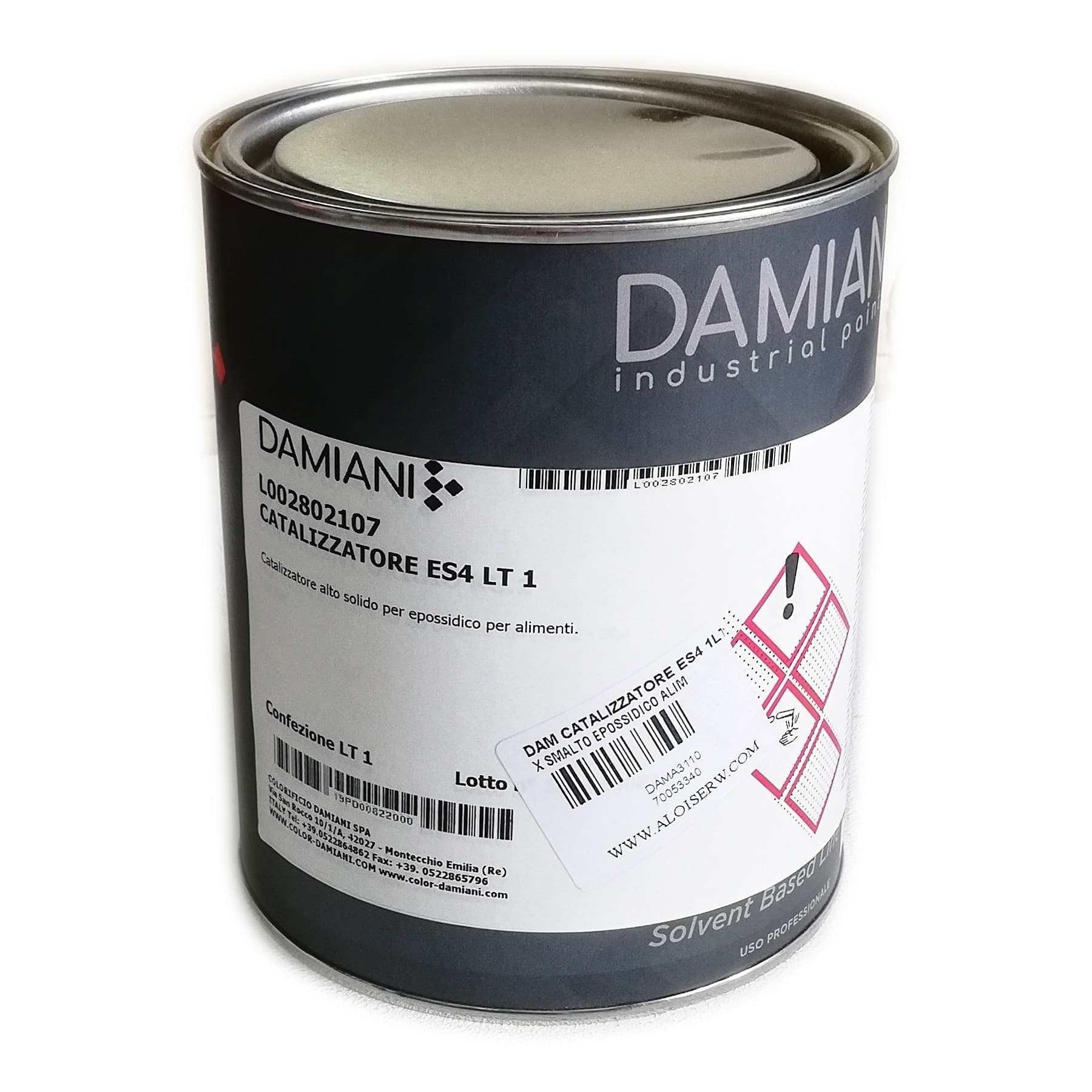 Damiani smalto epossidico bianco bicomponente certificato per contatto con alimenti in Vernice Aloiserw.com - Altomonte, commercioVirtuoso.it