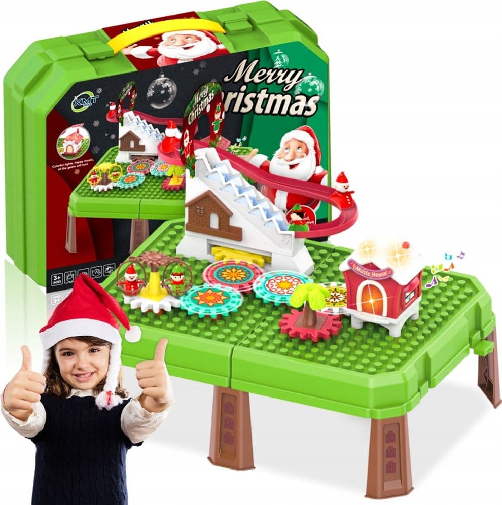 SET DA GIOCO TAVOLO EDUCATIVO PER BAMBINI SENSORIALE INTERATTIVO NATALIZIO CON VALIGETTA in Giochi di società Trade Shop italia - Napoli, commercioVirtuoso.it