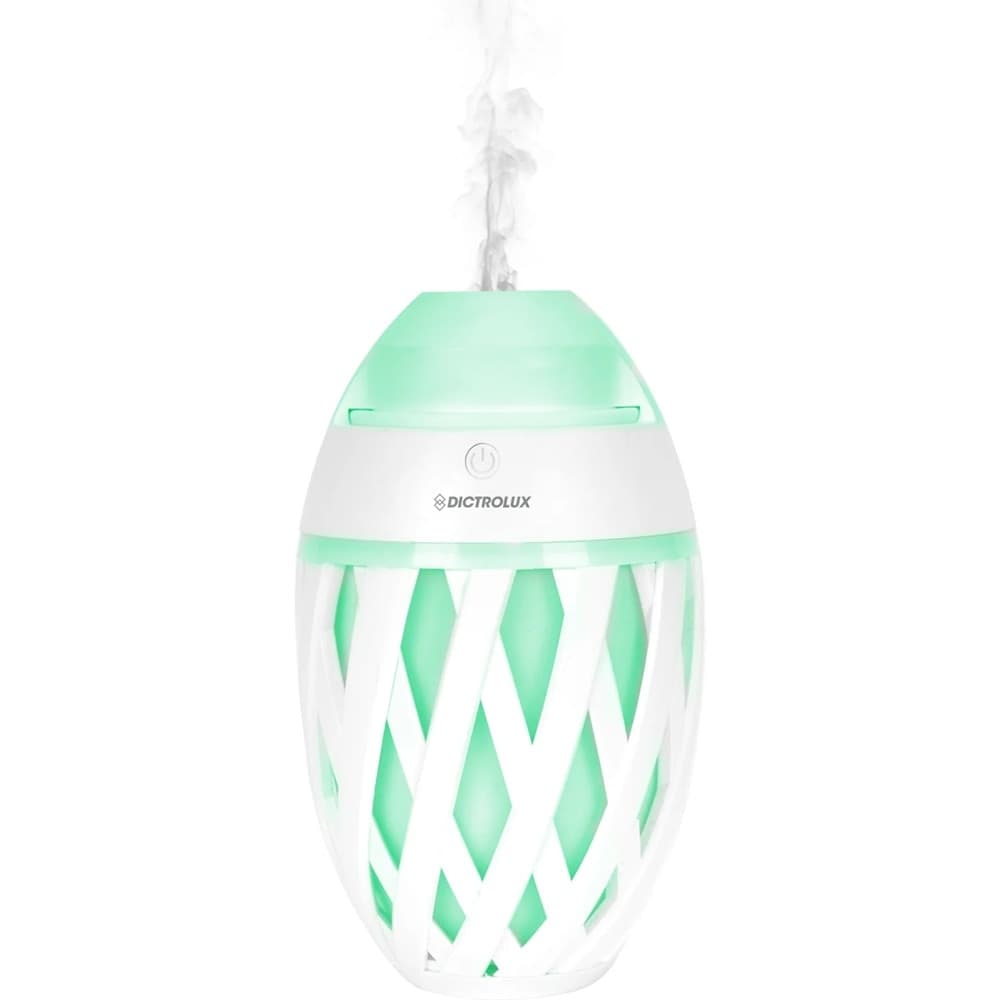 DIFFUSORE DI ESSENZE PROFUMATE A ULTRASUONI 7 LUCI LED USB Ø11CM H18CM PER CROMOTERAPIA in Agopressione Trade Shop italia - Napoli, commercioVirtuoso.it