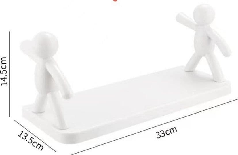 MENSOLA DA PARETE DECORATIVO SCAFFALE SOSPESO CON ADESIVO ORGANIZER CUCINA BAGNO SOGGIORNO in Mensole da muro Trade Shop italia - Napoli, commercioVirtuoso.it
