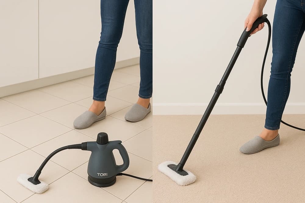 PULITORE A VAPORE PORTATILE 1500W CON 15 ACCESSORI PER PULIZIA PROFONDA CUCINA BAGNO AUTO in Aspirapolvere e pulitori a vapore Trade Shop italia - Napoli, commercioVirtuoso.it
