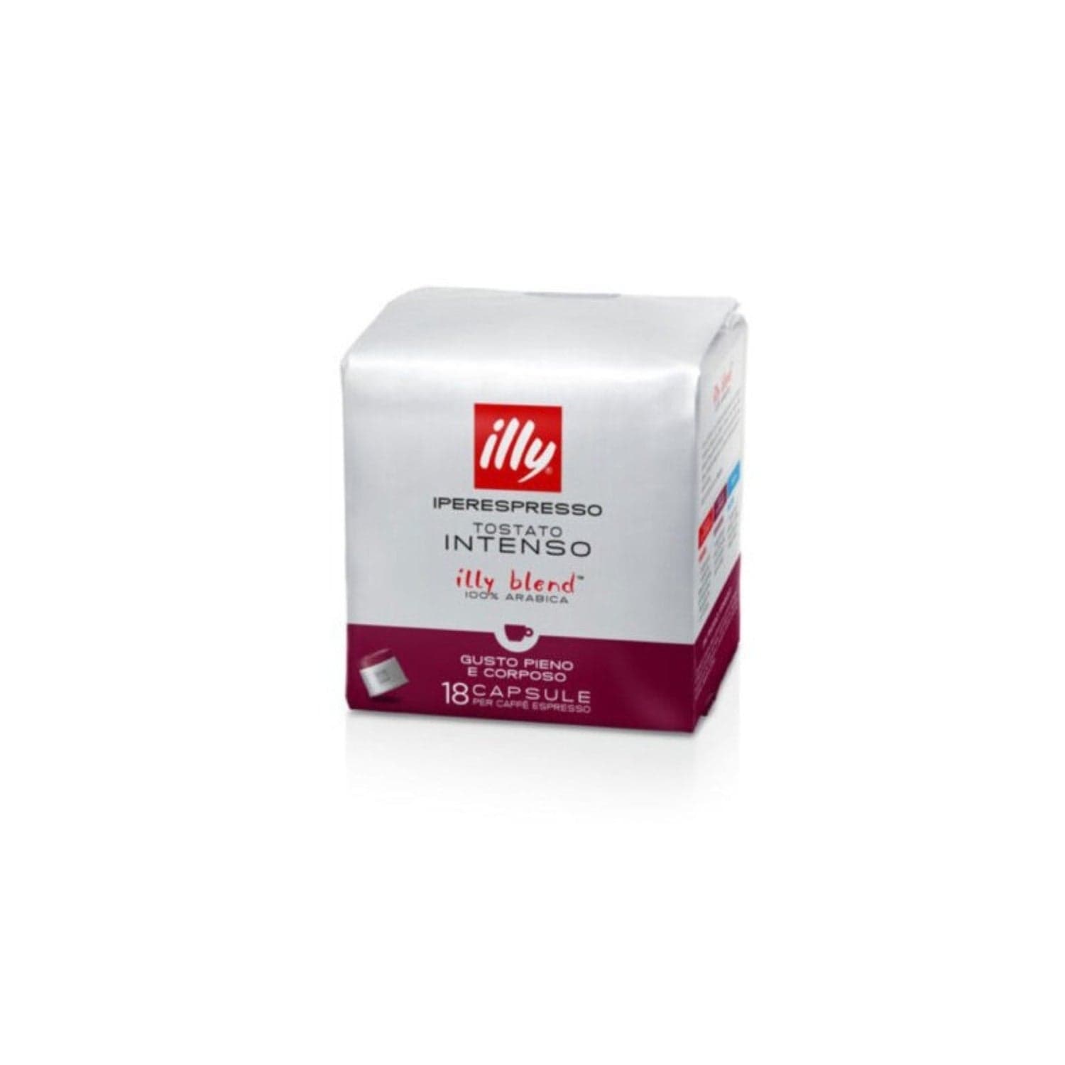ILLY IPERESPRESSO TOSTATO INTENSO CAPSULE – Caffè per Macchine Iperespresso 18 Capsule