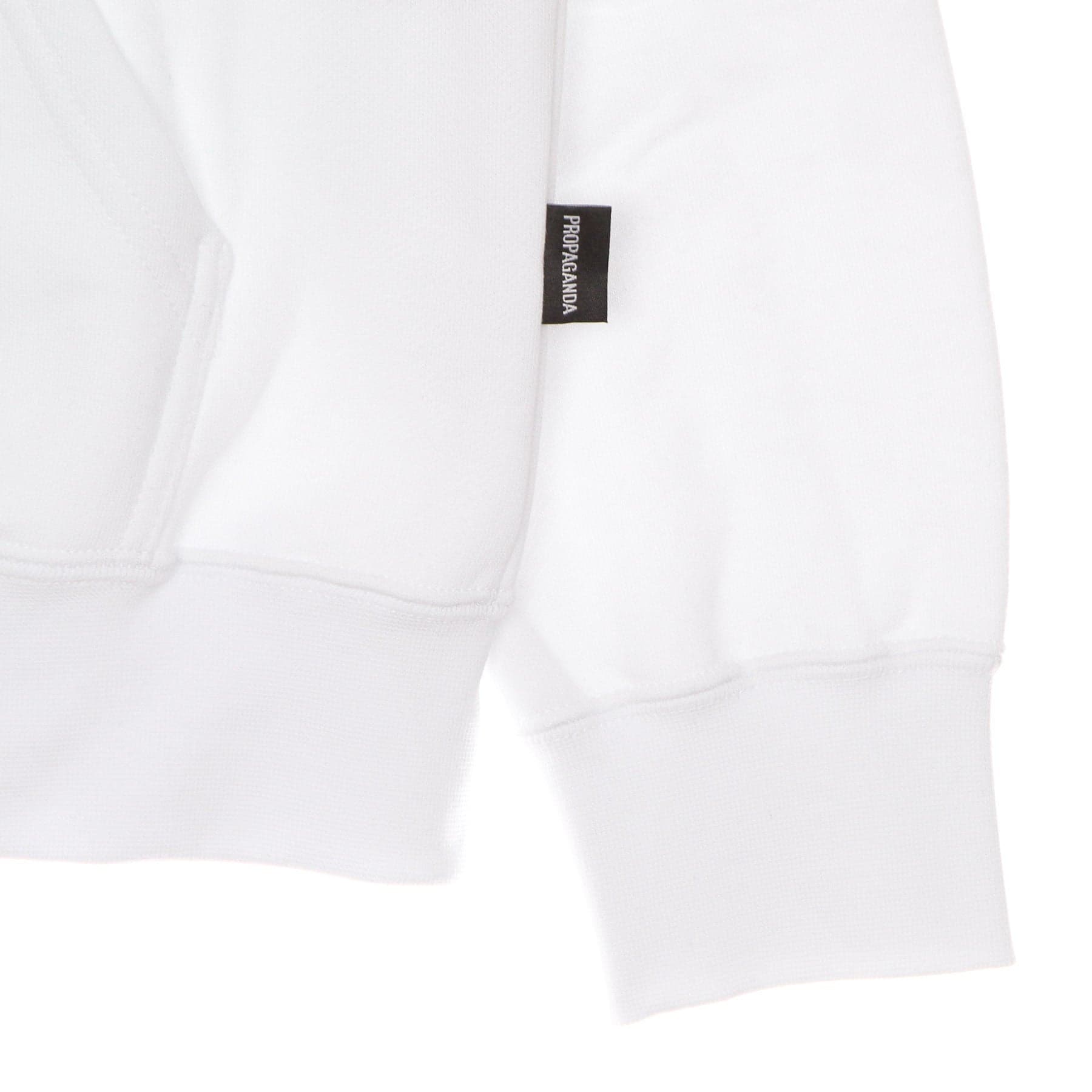 PROPAGANDA Felpa Cappuccio Uomo Scarful Hoodie White da uomo in Felpe con cappuccio Drestige - Casamassima, commercioVirtuoso.it