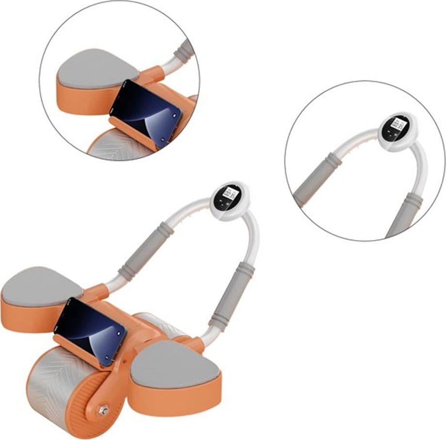 RUOTA PER ADDOMINALE CON RULLO PER ESERCIZI CON SUPPORTO GOMITI TIMER PORTACELLULARE in Ruote per esercizi Trade Shop italia - Napoli, commercioVirtuoso.it