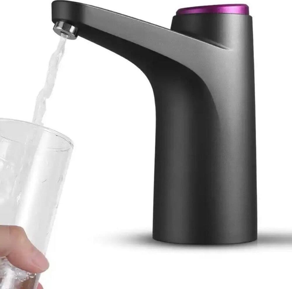 DISPENSER EROGATORE D'ACQUA RICARICA USB AUTOMATICA POMPA PORTATILE ELETTRICA UNIVERSALE