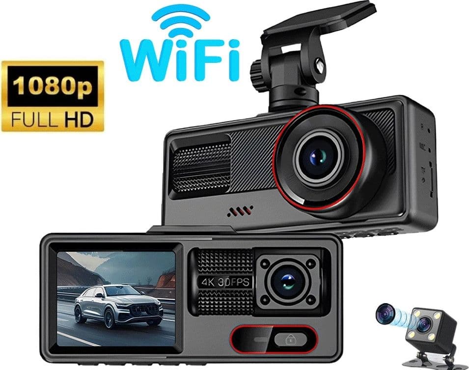 DASH CAM WIFI HD 1080P CAR DVR VIDEOREGISTRATORE G-SENSOR TELECAMERA ANTERIORE INTERNA in Videocamera da cruscotto Trade Shop italia - Napoli, commercioVirtuoso.it