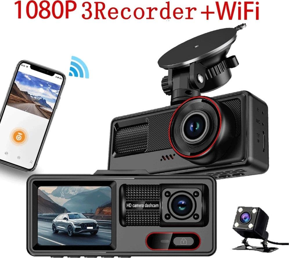 DASH CAM WIFI HD 1080P CAR DVR VIDEOREGISTRATORE G-SENSOR TELECAMERA ANTERIORE INTERNA in Videocamera da cruscotto Trade Shop italia - Napoli, commercioVirtuoso.it