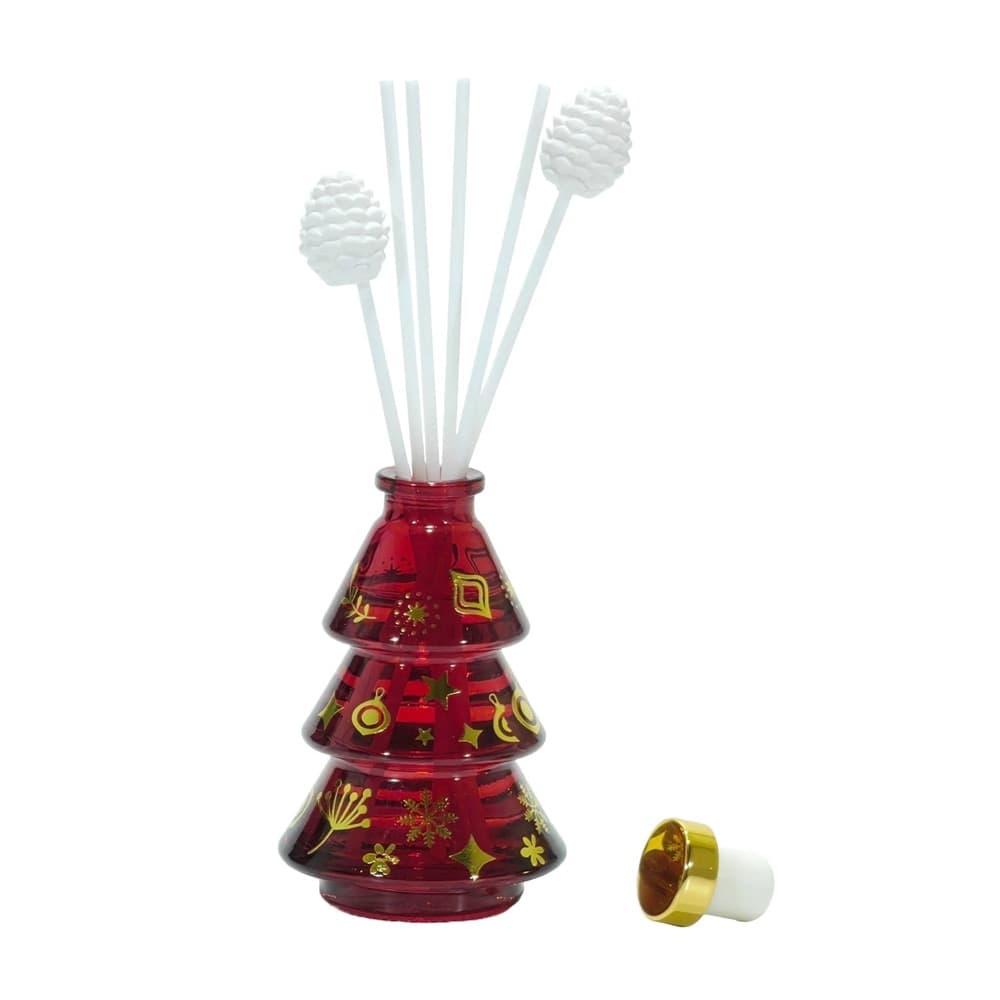SET DIFFUSORE DI FRAGRANZA PER AMBIENTE FORMA ALBERO NATALIZIO DA 80ML CON 6 BASTONCINI in Accessori per la profumazione della casa Trade Shop italia - Napoli, commercioVirtuoso.it